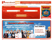 Tablet Screenshot of amarrakech.com
